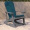 Flash Furniture Gray Adirondack Rockers - Teal Cushions, 2PK 2-JJ-C14705-CSNTL-GY-GG - alternate 4